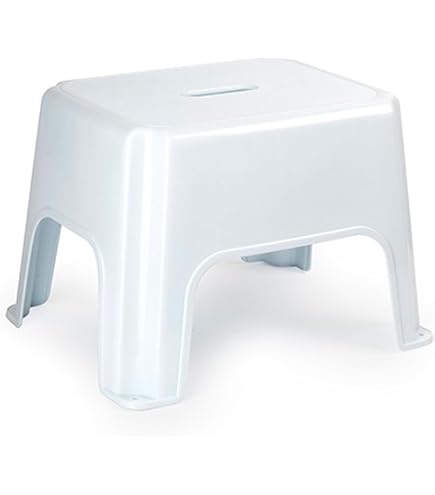 Omenluck 1 petit tabouret court en plastique antidérapant