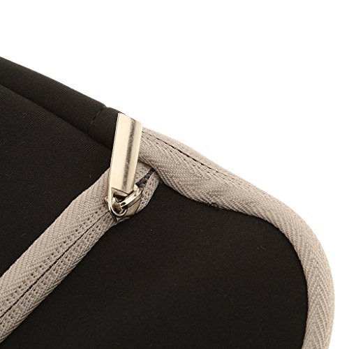 MagiDeal Laptop Beutel Schutzhülle mit Reißverschluss für Mackbook – Schwarz – 14″ - 4