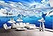 Produktbild Wapel  Benutzerdefinierte Fototapete Aufkleber 3D Fantasy Polar Polar Ocean Pinguin Eisbär Themenpavillon 430 Cmx 300Cm