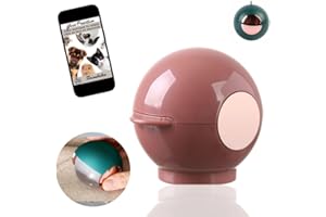 TIRIMBELES Rodillo Quitapelos Mascotas. Rodillo Quita Pelos Reutilizable. Bola Quitapelos Ropa Portátil para Viajes, Bolso y Coche, Quitapelusas Ropa Reutilizable, Elegante Quita Pelos Gatos y Perros (Café)