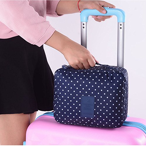 Yiuswoy Damen Tragbare Speicher Wasserdicht Reisen Kosmetiktasche und Kulturbeutel Kulturtasche - 6