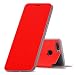 Produktbild Happon OPPO R11s Flip Cover, Case, Skin Card Slot [Stand Feature] Leather Wallet Case Vintage Book Style Magnetic Protective Cover Holder for OPPO R11s - Red