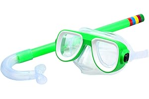 UPXIANG Children's snorkeling Scuba Snorkeling Maske Swimming Goggles Glasses with dry Snorkels Tube Equipment Non-Toxic Diving Gear 3-8 Years