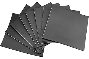 STORYSTORE 8 pannelli autoadesivi in schiuma di colore nero, 300 mm di lunghezzax300 mm di larghezza, 6 mm di spessore, con retro adesivo, tappetino in schiuma antiscivolo per mobili