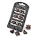6 Piece Heart & Flower Mini Hair Claw Clip Clamp Hair Accessory - Black Or Brown Brown - 28126