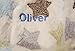 Personalised Embroidered 0-6 months Baby Boy's Bath Robe Dressing Gown House Coat with name Blue Star.