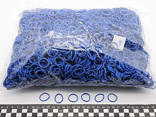 PROGOMRubber bands - 25(Ø16) mm x 1.7mm - blue - 1kg bag