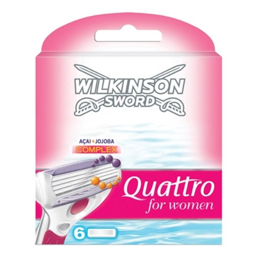 Wilkinson Sword 70041470 6 Blades Quattro for Womans