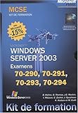 Image de Coffret 4 volumes MCSE Windows Server 2003 (Examens 70-290, 70-291, 70-293, 70-294)