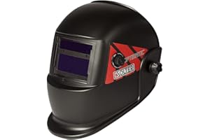 Pantalla de Soldadura Solter OPTIMATIC 100, Auto Oscurecimiento DIN 9-13, Filtro True Color 1/1/1/2, Careta Ajustable con Arnés Ergonómico, Compatible MMA, MIG, mag y TIG, Máscara Ligera y Resistente