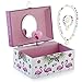 Produktbild RPJC Kinder Musik - Glocke Schmuckkästchen - Box Speichern und Set für Schmuck mit Flamingo Thema - Wunderschön Träumer Tune Pink