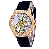 IG Invictus Damen Mode Casual Lederstrap Analog Quarz Runde Uhr T361 N Quarzuhr Schwarzes Quarz Uhr