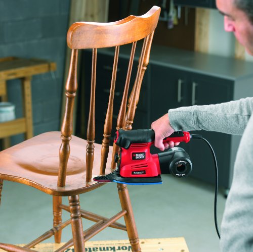 Black + Decker 220 Watt Multischleifer Autoselect 4-in-1 Schleifer, inklusive Zubehör und im Koffer, KA280K - 16