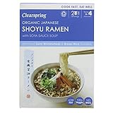 Clearspring Organic Japanese Shoyu Ramen Noodles with Soya Sauce Soup 170g - Pack of 2