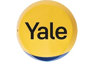 Yale AC-PBX Powered External Siren - Sync Alarm Accessory - Mains Powered, 104 dB Siren, Tamper Alarm, 200m range
