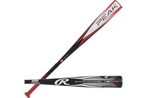 Rawlings | Peak Baseball Bat | USA | -5 / -10 / -11 Drop | 2 5/8" Barrel | 1 Pc. Alloy
