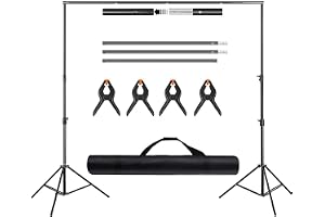 Padom Photography 2m*2m Backdrop Stand Background Support System with Carrying Bag (2M*2M)