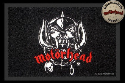 Motörhead Fußmatte Skull Logo Warpig Fussmatte Schmutzmatte Türabstreifer Türmatte Fußabstreifer Teppich doormat