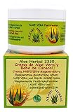 Aloe Herbal 2330 Crema hidratante regeneradora de Aloe Vera y baba de...