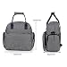 Zicac Baby Dot Printed Multi Function Large Capacity Waterproof Oxford Diaper Nappy Changing Bag Nursery Top Handle Satchel Bags Set Mummy Backpack Shoulder Bag (Black)