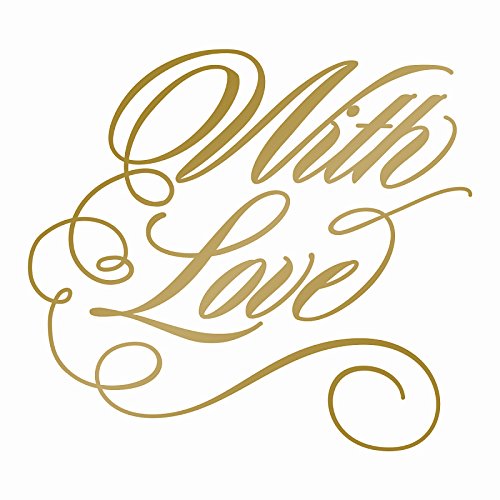 Couture CreationsWith Love Hot Foil Stamp Die, Metal, Grey, 22.9 x 9.9 x 0.8 cm