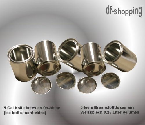 Kaminbau Mierzwa ( df-shopping )  5 barattoli in lamiera stagnata