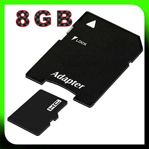 tomaxx 8GB / 8 GB micro SDHC Speicherkarte fü rMotorola Moto X 2. Generation, Motorola Moto G 2. Generation, LG Electronics L50 Sporty (D213N), Samsung Galaxy S Duos 3 (G313HU) Class 4 HC1 inkl. SD Card Adapter - 2