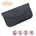 Produktbild 2 x RFID Abschirmung Tasche, Autoschlüssel Signalblocker Fall RFID Signal Blockierung Beutel Handy Signalabschirmung Tasche