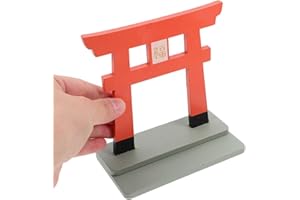 jojofuny Puerta Torii Japonesa Miniatura De Madera para DecoracióN De Casa, Accesorio De Fotografía Y Adorno De Mesa Inspirado En Santuario Shinto, DiseñO Elegante Y PortáTil