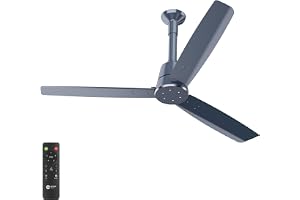 Orient Electric Newly Launched 1200 mm Proton BLDC | BLDC energy saving ceiling fan with Remote |BEE 5-star rated | Saves up to 50% on electricity bills | 3 year warranty by Orient | Steel Blue