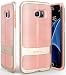 Produktbild Galaxy S7 Edge hülle, Vena [vAllure] Welle Textur [Stoßstange Rahmen][CornerGuard ShockProof | Stark Griff] Slim Hybrid Rückschale Cover für Samsung Galaxy S7 Edge (Gold / Rosa)