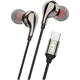 LinkTech E82 Lightning Stereo In-Ear Wired Headphone Black