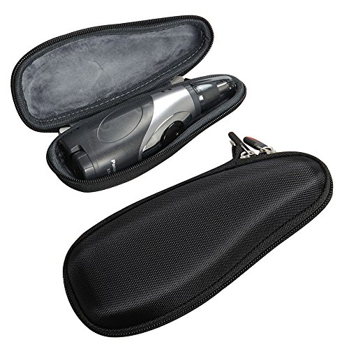 For Panasonic Ear Nose Trimmer Vacuum Cleaning System Men's ER430K Travel Hard EVA Protective Case Carrying Pouch Cover Bag Compact size by Hermitshell