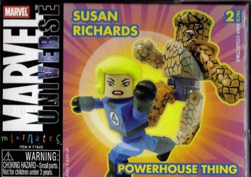 Art Asylum Susan Richards / Powerhouse Thing Marvel Minimates 2 Pack