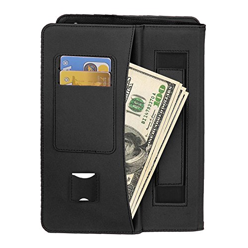 iPad Pro 12.9 Hülle (2015 Modell) , COCASES iPad Slim Smartshell Cover Case Schutzhülle Tasche mit Auto Schlaf / Wach Funktion und Apple Pencil Hülle in einem für Apple iPad Pro 12.9 Zoll mit Stifthalter (Schwarz) - 5