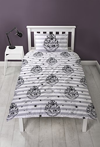 Harry-Potter-Bettbezug-Grau-135-x-200-cm