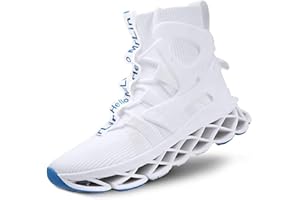 Hello MrLin Men's Running Shoes Slip On Athletic Blade Sock Sneakers Hip Hop Tennis Fashion