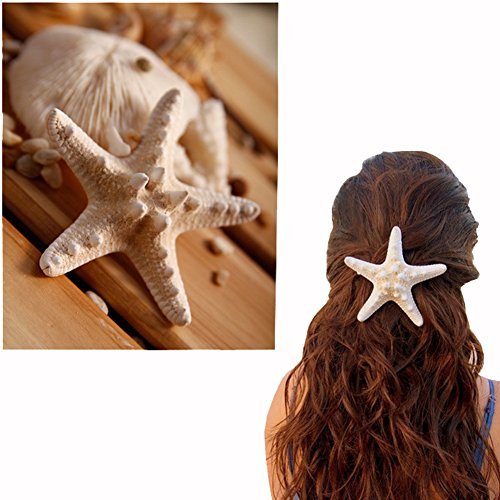 2Pcs Hot Sell Handmade Natural Starfish Hairpin Duckbill Clip lady Girls Headdress Hair Accessories RS.1503 (42.00% Off) - Amazon