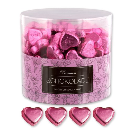 Preisvergleich Produktbild 150 rosa Schokoladen Herzen Bangkok