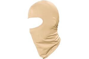 BrightGlow Pasamontañas de verano con protección UV, transpirable, máscara para moto, camuflaje, resistente al viento, para hombre y mujer