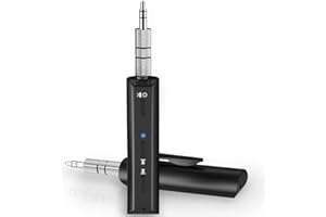 SOLEILX Ricevitore Aux per auto Musica- Bluetooth 5.0 Bassa Latenza per TV, Stereo Hifi Casa/Macchina Cuffie - jack Audio APTX-Cavo stabile fino a 10M