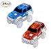 Produktbild Magic Tracks Car Toy with LED Light Racing Car for Kids with Battery (2 Cars)