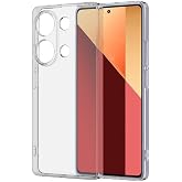 Ehr. Xiaomi Redmi Note 13 Pro 4G Compatible Camera Protected Anti-Shock Ultra Slim TPU Transparent Silicone Case (Transparent, Xiaomi Re
