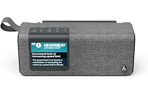 Hama DR200BT Tischradio DAB, UKW DAB, UKW, Bluetooth® Grau