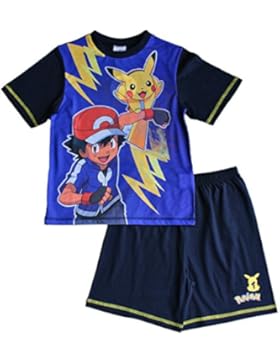 ThePyjamaFactory Jungen Schlafanzug blau blau Gr. 10-11 Jahre, blau