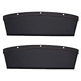 LOCEN Premium PU Leather Car Seat Gap Filler Catch Side Pocket Organizer set of 