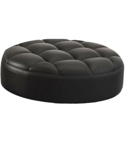 Cuscino Sostitutivo Per Sgabello Da Bar - Sedile In Pelle PU Nero, Diametro 35cm - Foto 9
