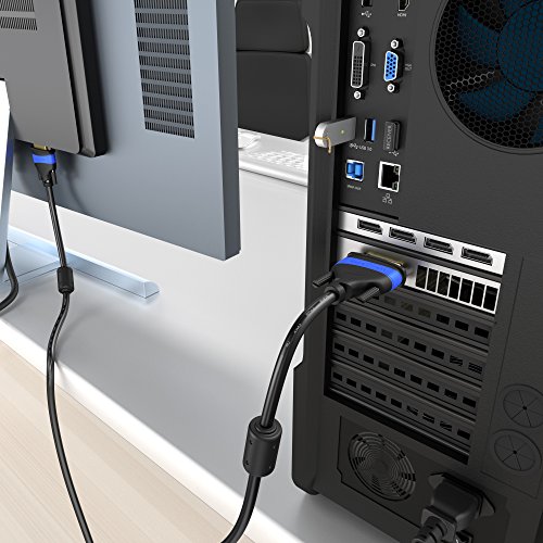 KabelDirekt 10m Dual Link DVI 24+1 Kabel (Full HD 1080p 3D) – TOP Series - 6