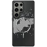 Zebana Samsung Galaxy S24 Ultra ile Uyumlu Kılıf Zebana Vionix M-Safe Silikon Kılıf Siyah