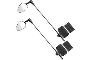 FOXCUP loveless Bike Helmet Mirror, Adjustable Bicycle Rear Mirror Bike Mirror for Cycling